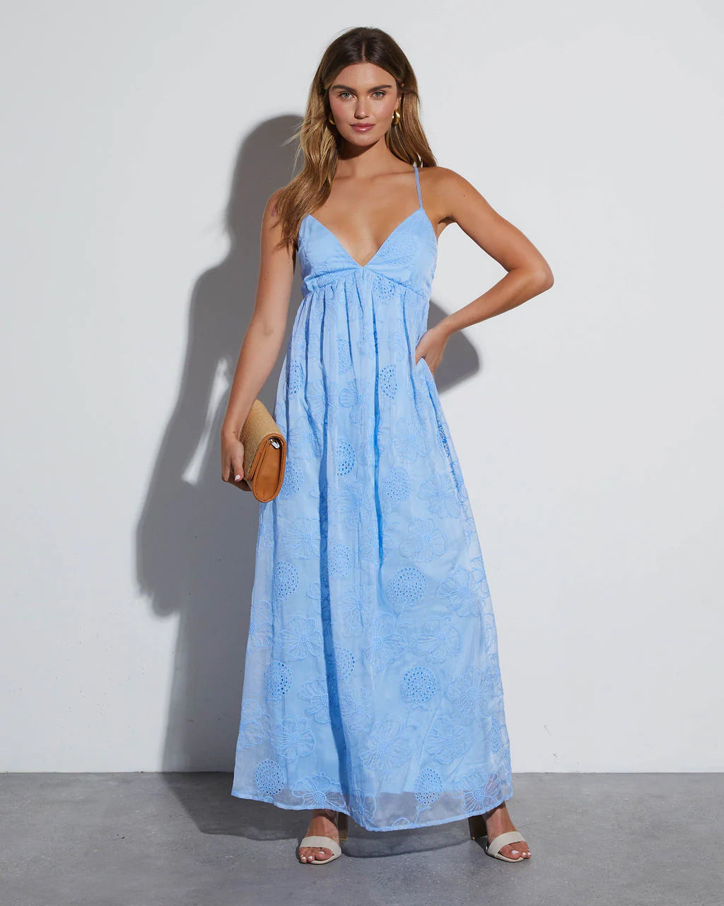 Good Times Chiffon Floral Maxi Dress