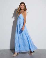 Good Times Chiffon Floral Maxi Dress