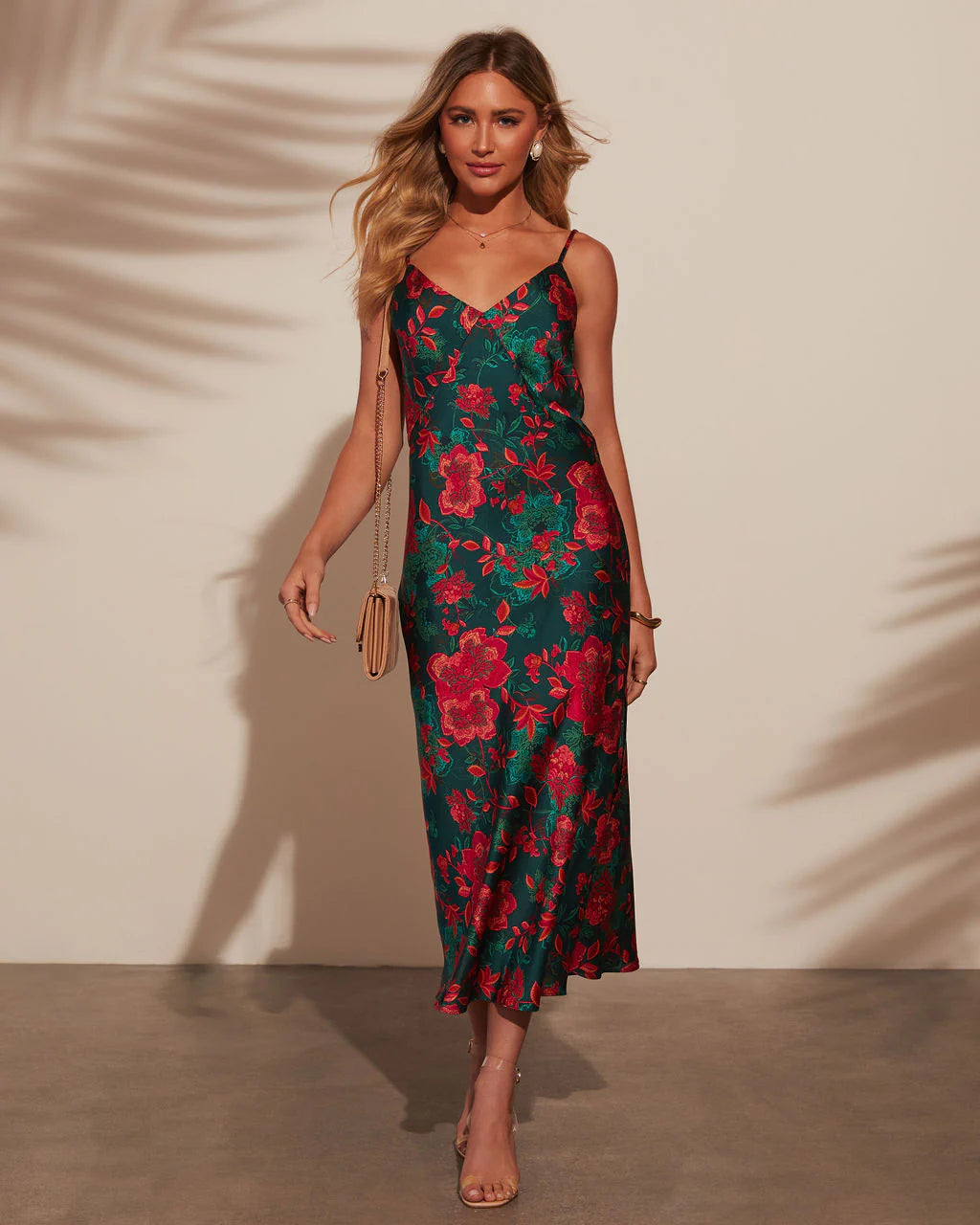 Love Spell Printed Midi Dress