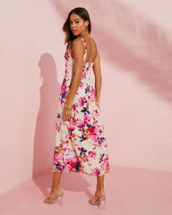 Mckenah Floral Midi Dress