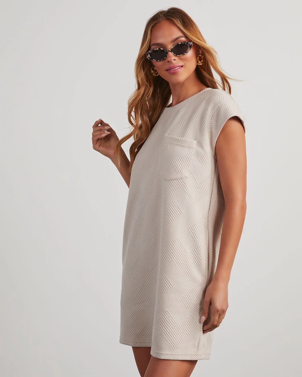 Colby Sleeveless Mini Shirt Dress