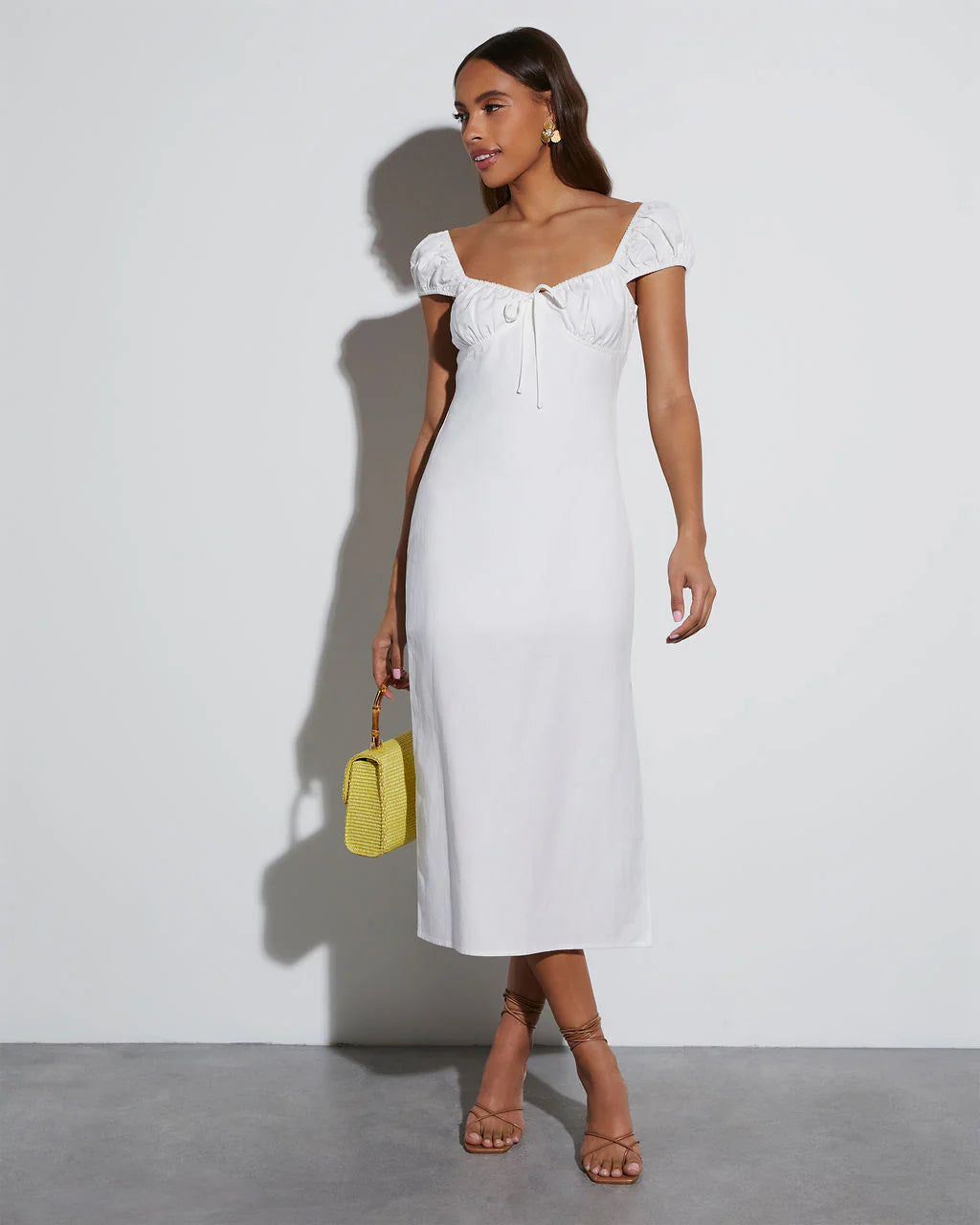 Bridal Bliss Sweetheart Midi Dress