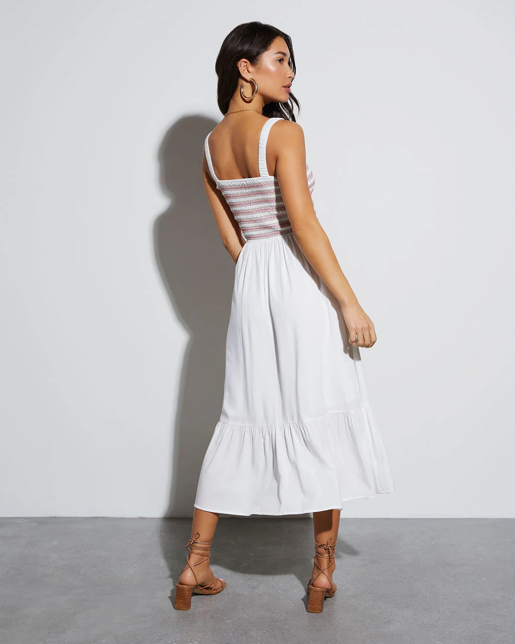 Simply Darling Square Neck Midi Dress