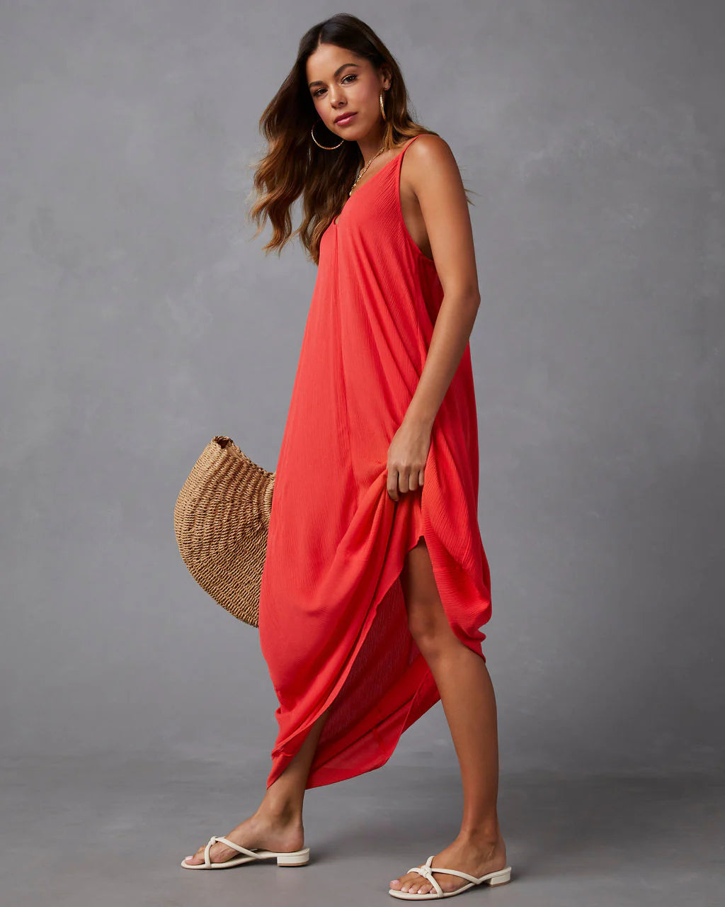 Olivian Pocketed Maxi Dress