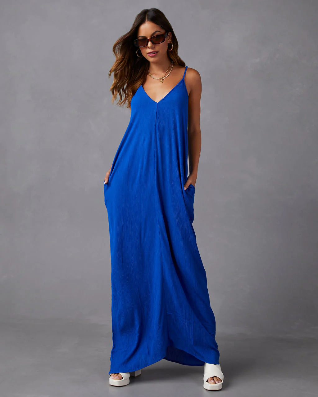 Olivian Pocketed Maxi Dress