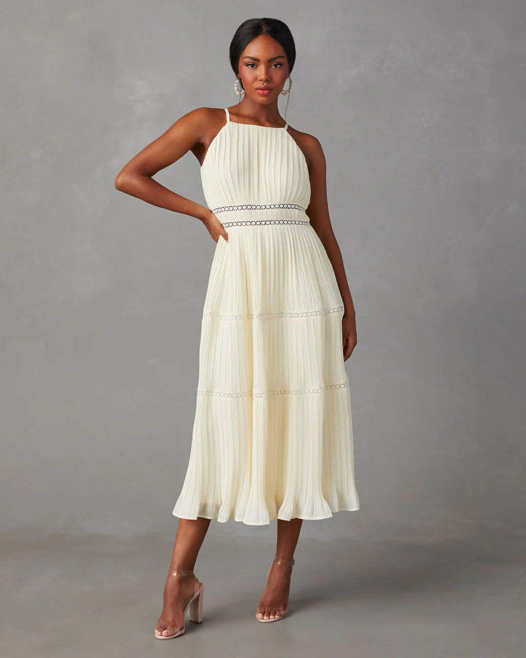 Lucienne Tiered Midi Dress