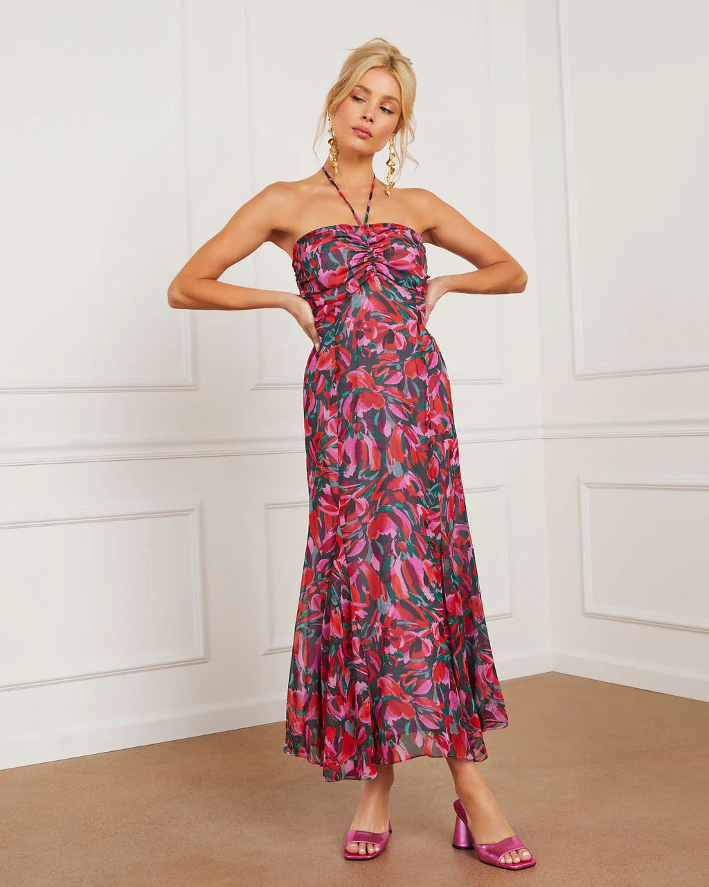 Lorainne Floral Maxi Dress