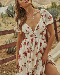 Countryside Sway Floral Tiered Maxi Dress