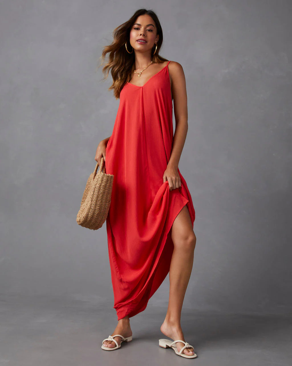 Olivian Pocketed Maxi Dress