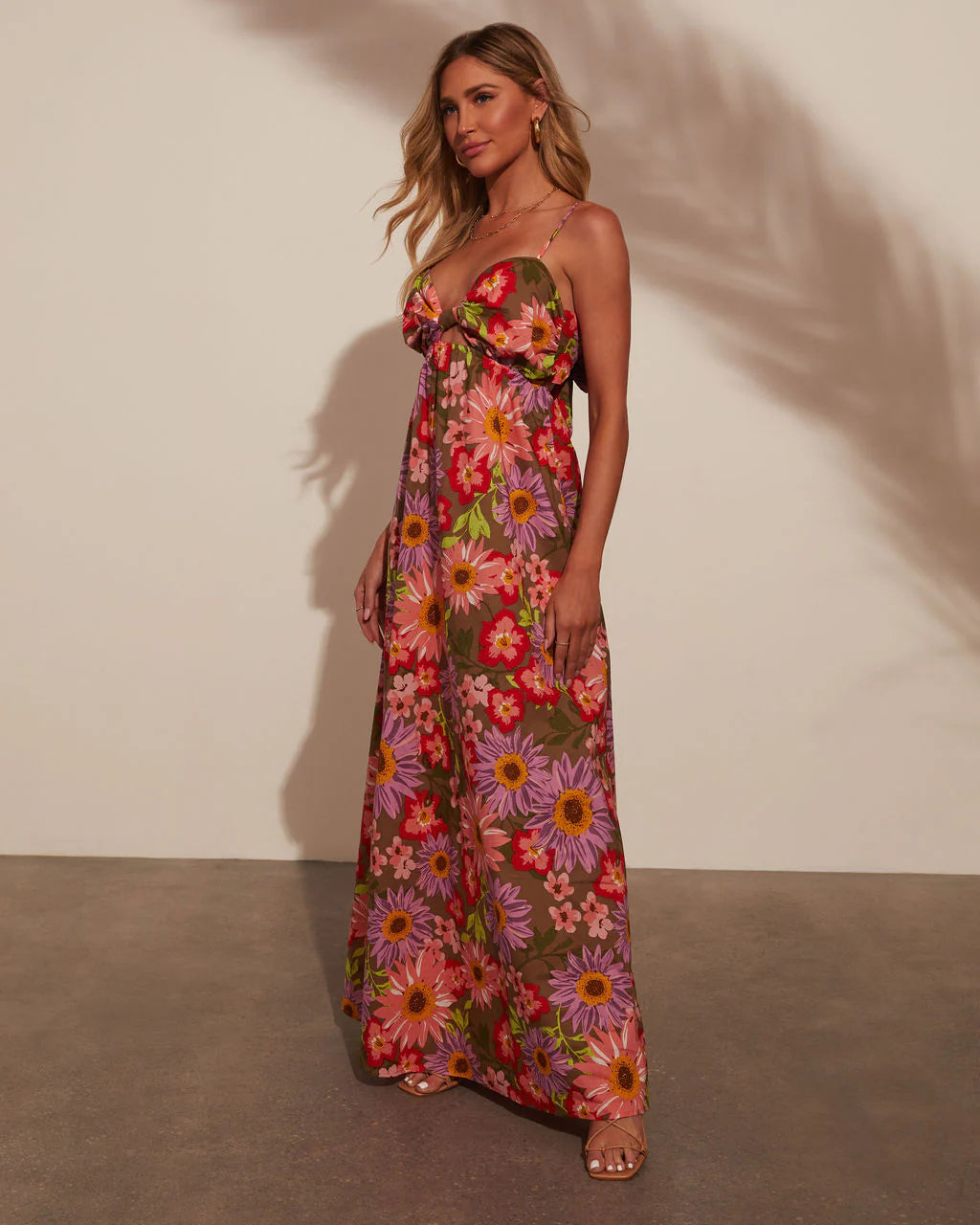 Amrita Floral Print Maxi Dress