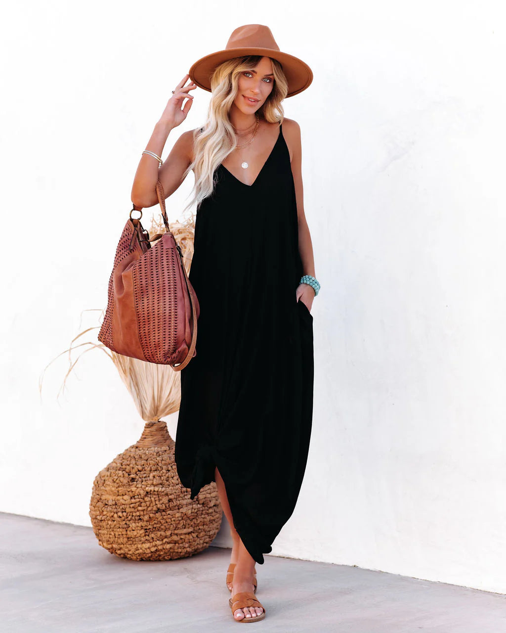 Olivian Pocketed Maxi Dress