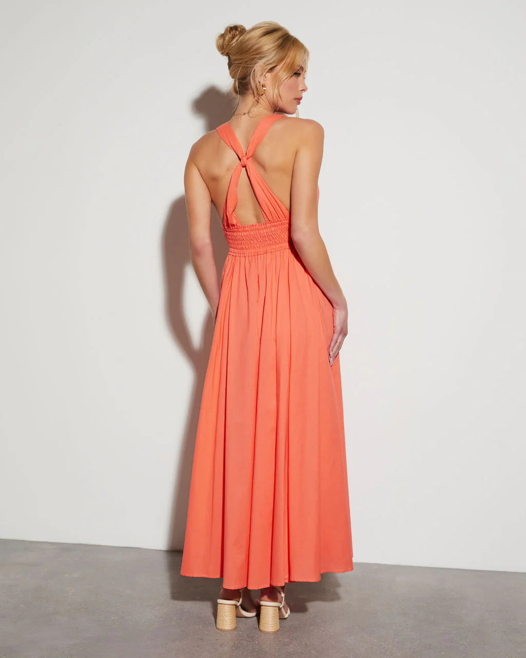 Paradise Dream Cotton V-Neck Maxi Dress