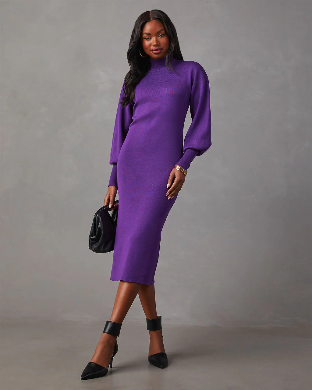 Barker Knit Midi Sweater Dress