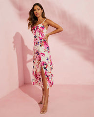 Mckenah Floral Midi Dress