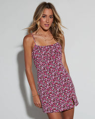 Garden Romance Floral Mini Dress