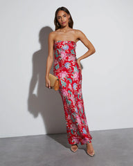 Rosemary Strapless Slip Maxi Dress