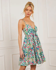 Cailey Sweetheart Floral Mini Dress