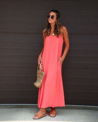 Gardenia Pocketed Maxi Dress