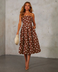 Elaine Polka Dot Midi Dress