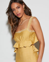 Luminous Sun Maxi Dress