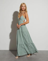 Frankie Tie Back Maxi Dress