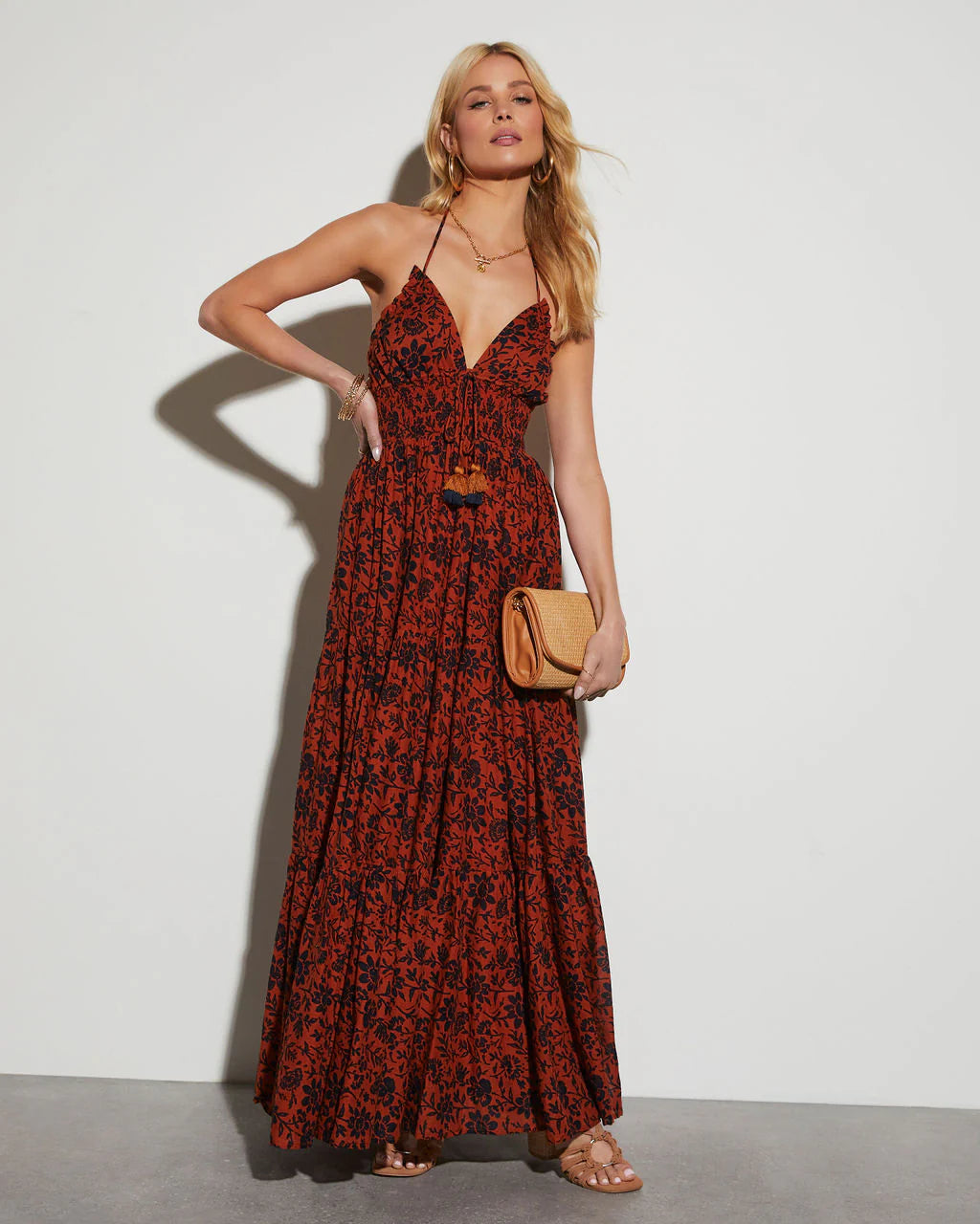 Roselynn Floral Maxi Dress