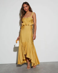 Luminous Sun Maxi Dress