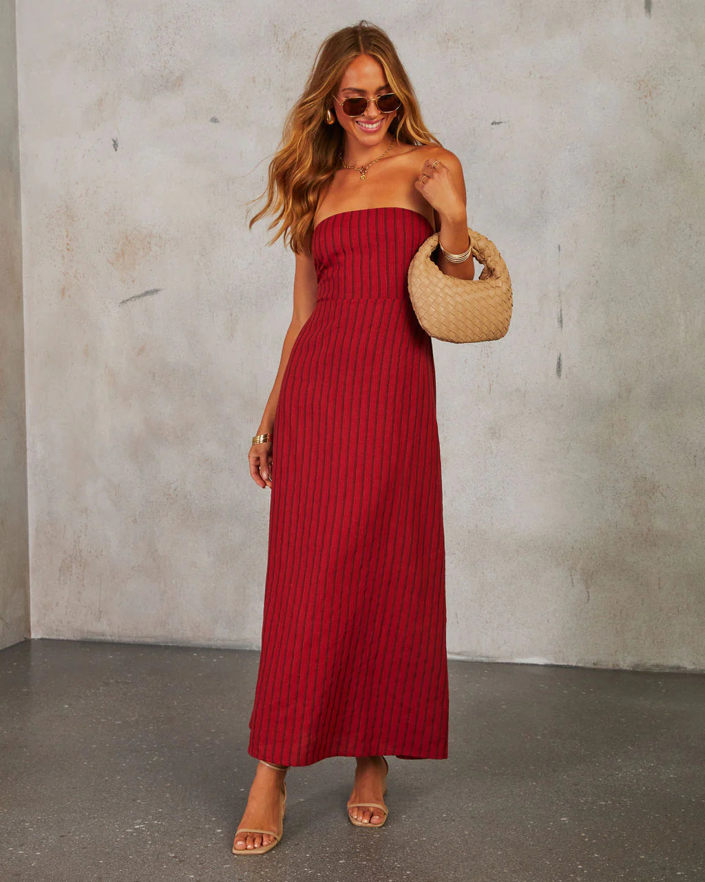 Need You Always Strapless Maxi Dress