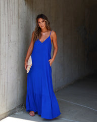 Kimonie Pocketed Maxi Dress