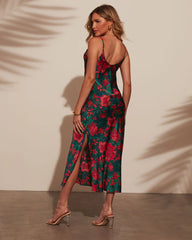 Love Spell Printed Midi Dress