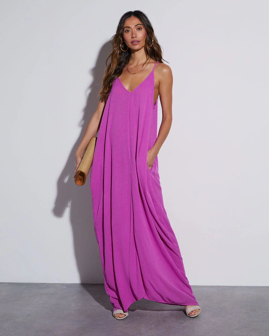 Olivian Pocketed Maxi Dress