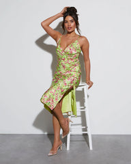 Fallbrook Slip Floral Midi Dress