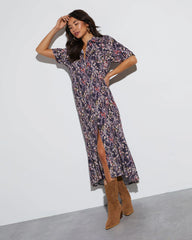 Demie Short Sleeve Maxi Dress