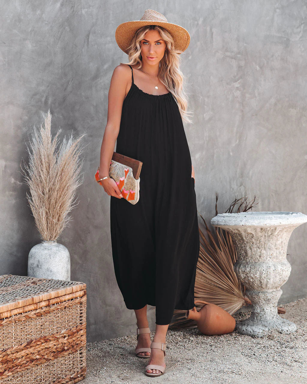 Gardenia Pocketed Maxi Dress