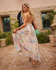 Francesca Printed Tiered Maxi Dress